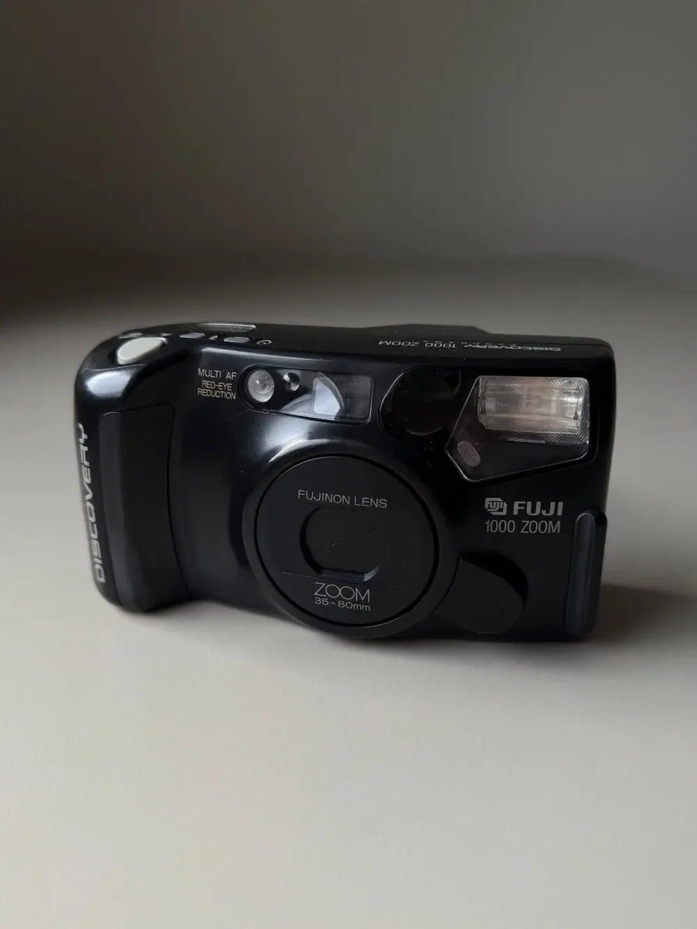 Fuji Discovery 1000 Zoom 35mm Film Camera 35-80mm Zoom Fujifilm 90s Cardia WORKS